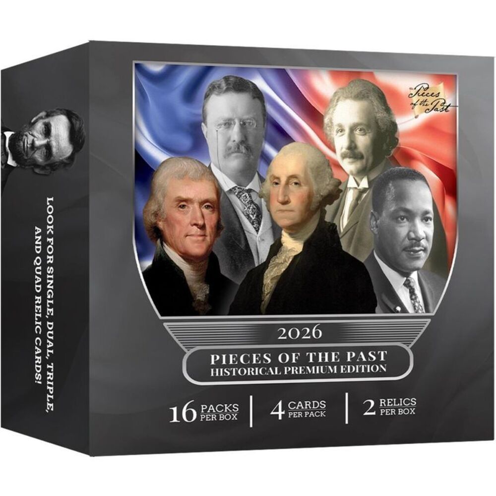 Pieces of the Past 2026 Historical Premium Hobby Edition Trading Cards 16ct PDQ